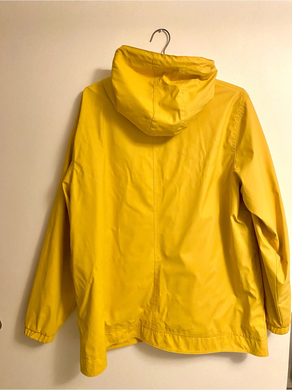 Weatherproof Yellow Hooded Raincoat with Front Zip - Picture 4 of 5